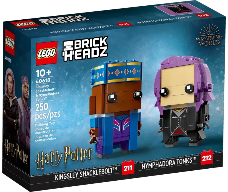 LEGO BRICKHEADZ HARRY POTTER 40618 KINGSLEY SHACKLEBOLT AND NIMFADORA TONKS