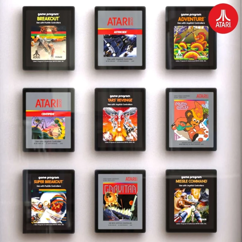 Official Atari 3D Wall Art - Cartridge Collection / Fan Shop and Merchandise