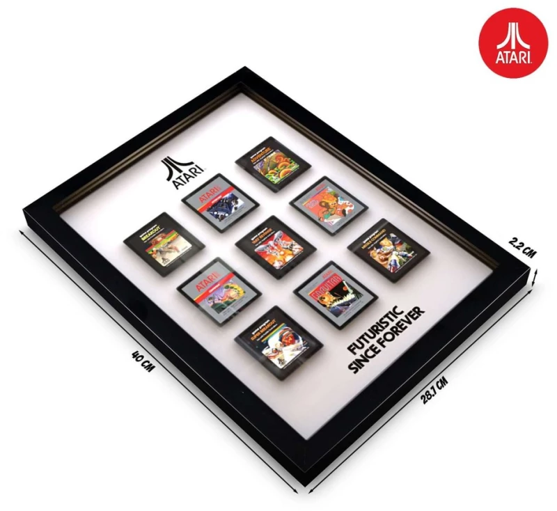 Official Atari 3D Wall Art - Cartridge Collection / Fan Shop and Merchandise