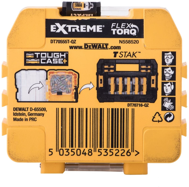 Screwdriver bits 2x25/25pcs. DT70555T DEWALT