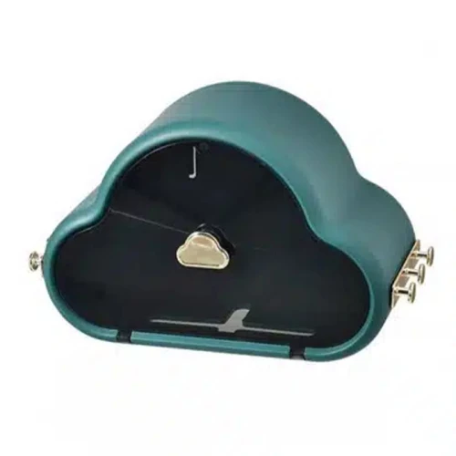 Μοντέρνα Επιτοίχια Χαρτοθήκη Πλαστική Πράσινη 20.3×32.5x13cm 94915