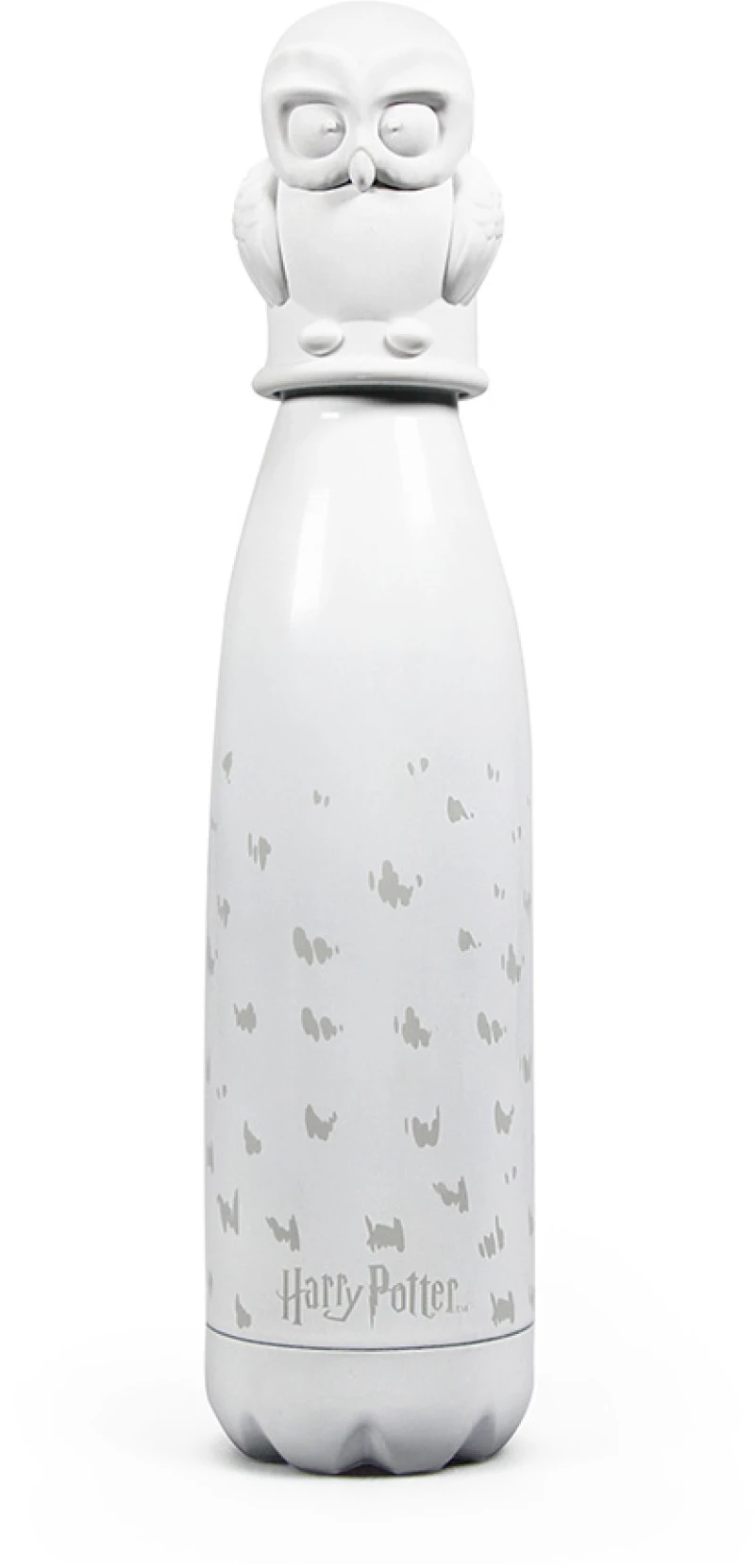 ΜΕΤΑΛΛΙΚΟ 3D ΠΑΓΟΥΡΙ ΜΕ ΚΑΠΆΚΙ 500ml HARRY POTTER HEDWIG (#WTRBHP24)