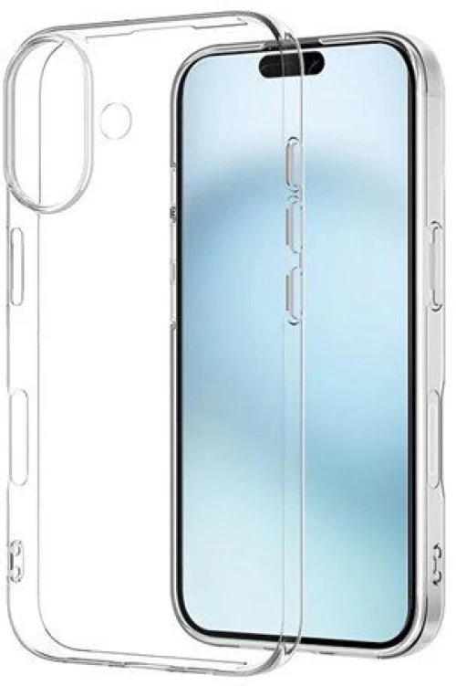 iPhone 16 Plus Θήκη Σιλικόνης Διάφανη TPU