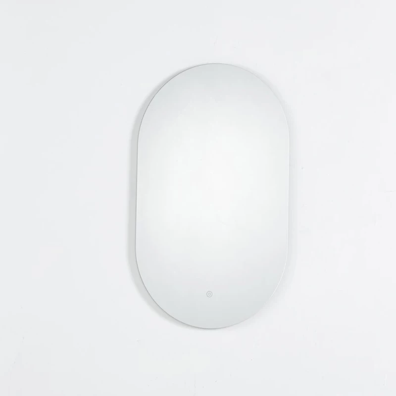 Καθρέφτης επιτοίχιος οβάλ Nextdeco με φωτισμό led 50x80εκ.