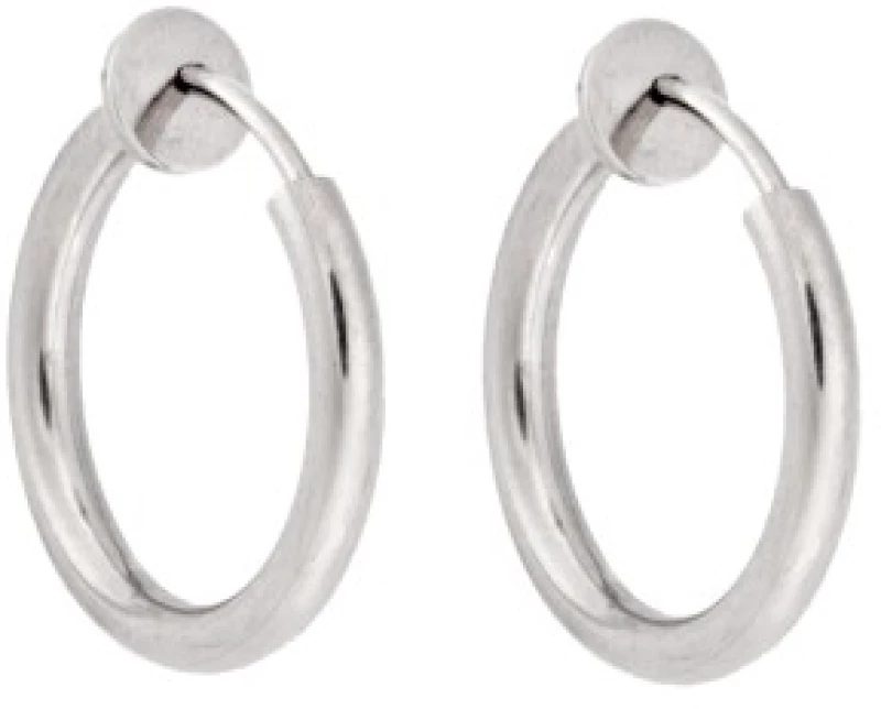 Σκουλαρίκια UNISEX SENZA Steel κρίκος χωρίς τρύπα