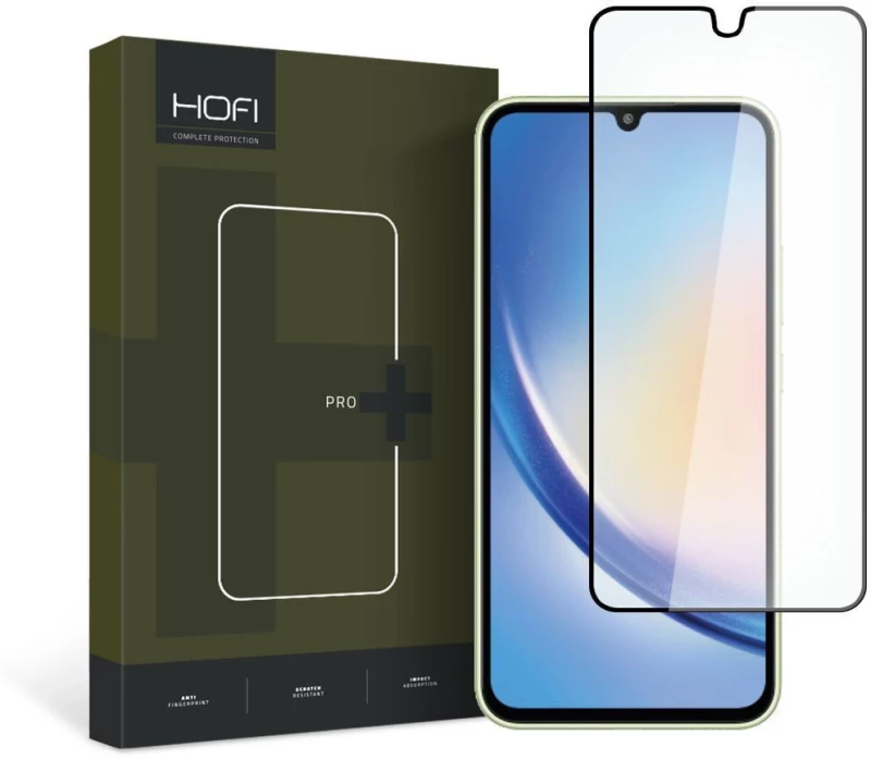 Hofi Glass Pro+ Black-Samsung Galaxy A15 4G/5G-A25 5G (2-PACK)