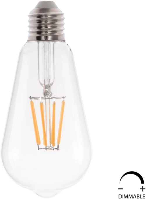 ΛΑΜΠΤΗΡΑΣ HM4188.01 LED FILAMENT 8W E27 DIMMABLE 2700K ΔΙΑΦΑΝΟΣ (1 τεμάχια)