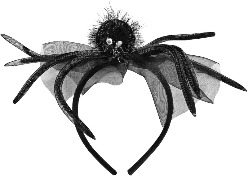 Στέκα Μαύρη Μεγάλη Αράχνη 28x18cm Carnavalista 232562