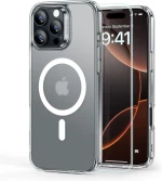 ESR Θήκη Classic Hybrid HaloLock + Tempered Glass iPhone 16 Pro Frosted Clear
