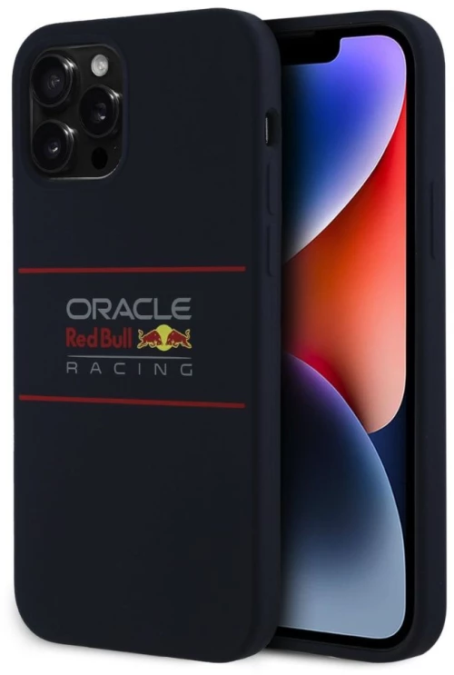 Red Bull Θήκη Silicone Horizontal Logo MagSafe iPhone 12/12 Pro Navy