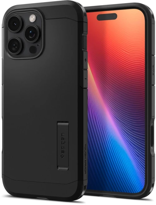 Spigen Θήκη Tough Armor "T" Mag MagSafe iPhone 16 Pro Black