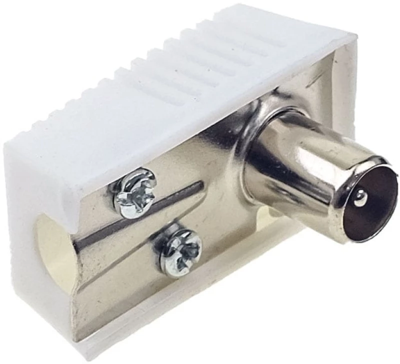 Πλάγιο Αρσενικό Φις για Καλώδιο Κεραίας TV