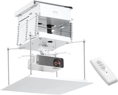 VEVOR Motorized Projector Lift Electric Projector Lift Ρυθμιζόμενο ύψος 59 in