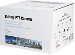 POWERTECH smart ηλιακή κάμερα PT-1336, 4MP, 4G, PTZ, SD, IP66