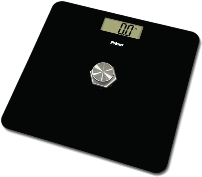 Primo PRBS-40467 Ζυγαριά Σώματος Kinetic 180Kg Υάλινη Μαύρη