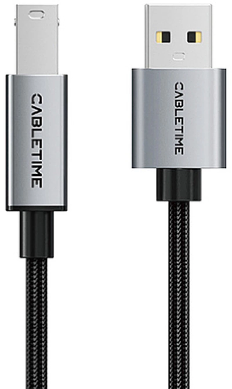 CABLETIME καλώδιο USB σε USB Type B CT-AMBM1, 480Mbps, 3m, μαύρο