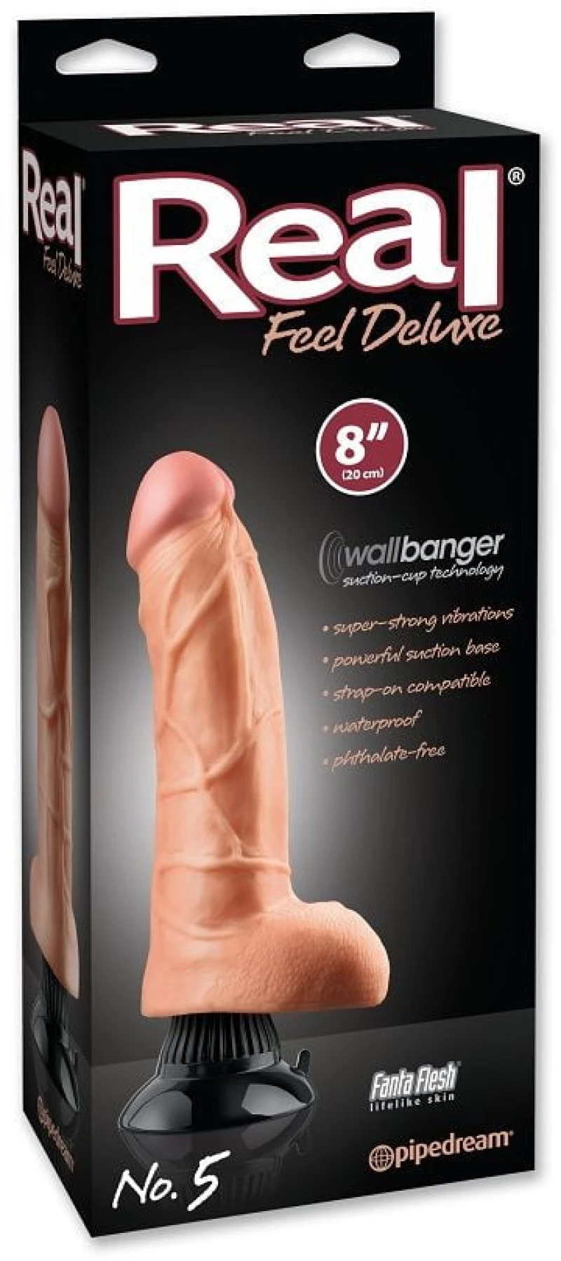 Pipedream Real Feel Deluxe No.5 20cm Flesh - ( Κωδικός Προϊόντος : PD1515-21 )