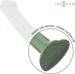INTENSE - BECCA VIBRATOR WITH SUCTION CUP 10 VIBRATIONS GREEN REMOTE CONTROL - ( Κωδικός Προϊόντος : D-241983 )