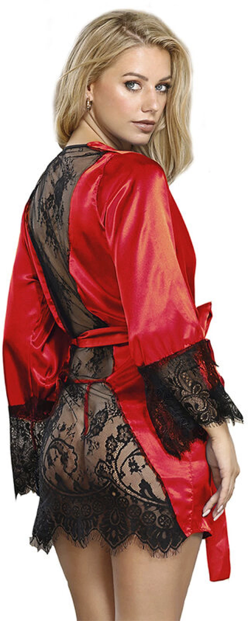 SUBBLIME - 954017 LACE SHEER BACK CAMISOLE + THONG / - ( Κωδικός Προϊόντος : D-242176 )