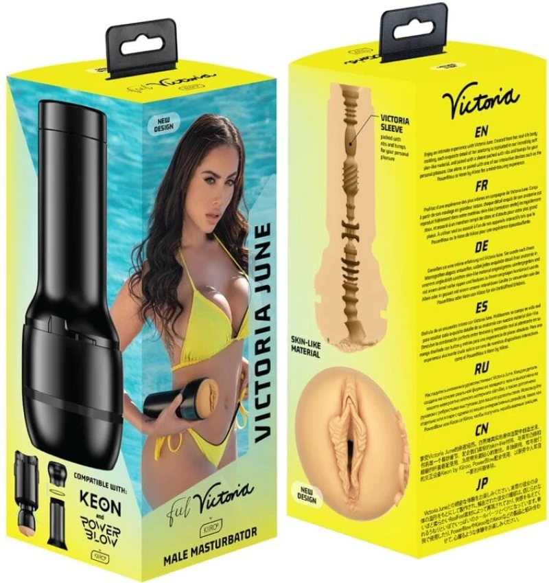 KIIROO - FEEL VICTORIA JUNE STROKER - ( Κωδικός Προϊόντος : D-241408 )