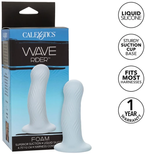 CALEXOTICS - WAVE RIDER FOAM ANAL PLUG BLUE - ( Κωδικός Προϊόντος : D-241440 )