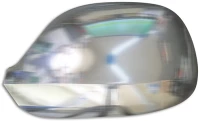 ΚΑΠΑΚΙΑ ΚΑΘΡΕΠΤΗ ΧΡΩΜΙΟΥ ΜΕΤΑΛΛΙΚΑ ΓΙΑ VW T5 CARAVELLE VAN 2010+ Χρωμίου ABS