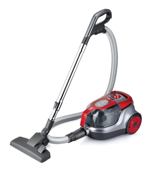 Heinner HVC-V750RD Ηλεκτρική Σκούπα 750W με Κάδο 2.2lt,  Κόκκινη