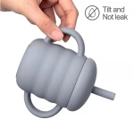 LOO UP Ποτηράκι Σιλικόνης 2IN1 Blue 160ml