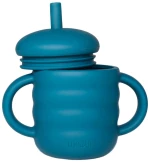 LOO UP Ποτηράκι Σιλικόνης 2IN1 Blue 160ml