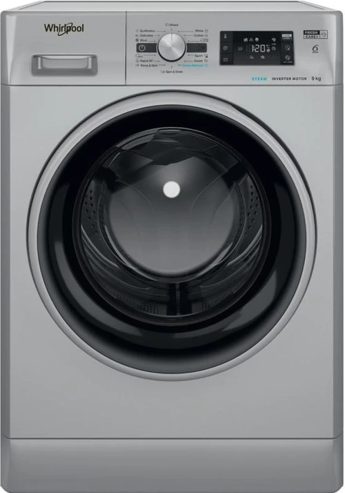 Whirlpool FFD 9469 SBSV EU Πλυντήριο Ρούχων 9kg με Ατμό 1400 Στροφών Ασημί