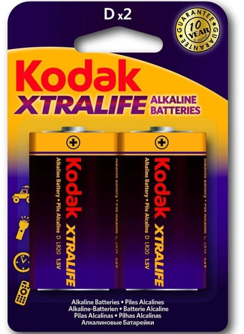 KODAK XTRALIFE ALKALINE BATTERIES LR20 D LR20 1.5V - ( Κωδικός Προϊόντος : D-221122 )