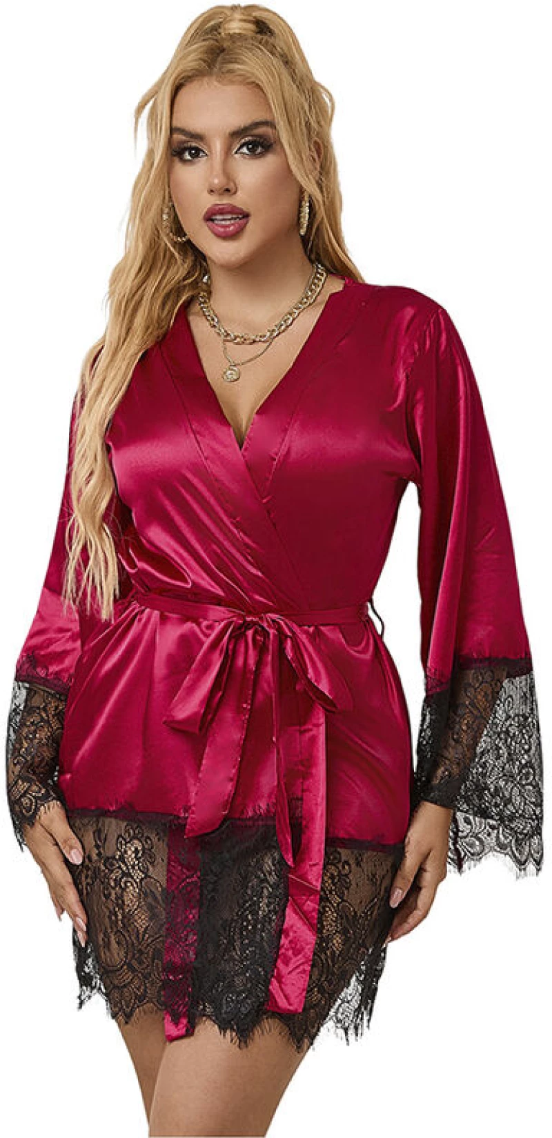 SUBBLIME - 953812 ELEGANT LACE PAJAMAS + THONG - ( Κωδικός Προϊόντος : D-242154 )