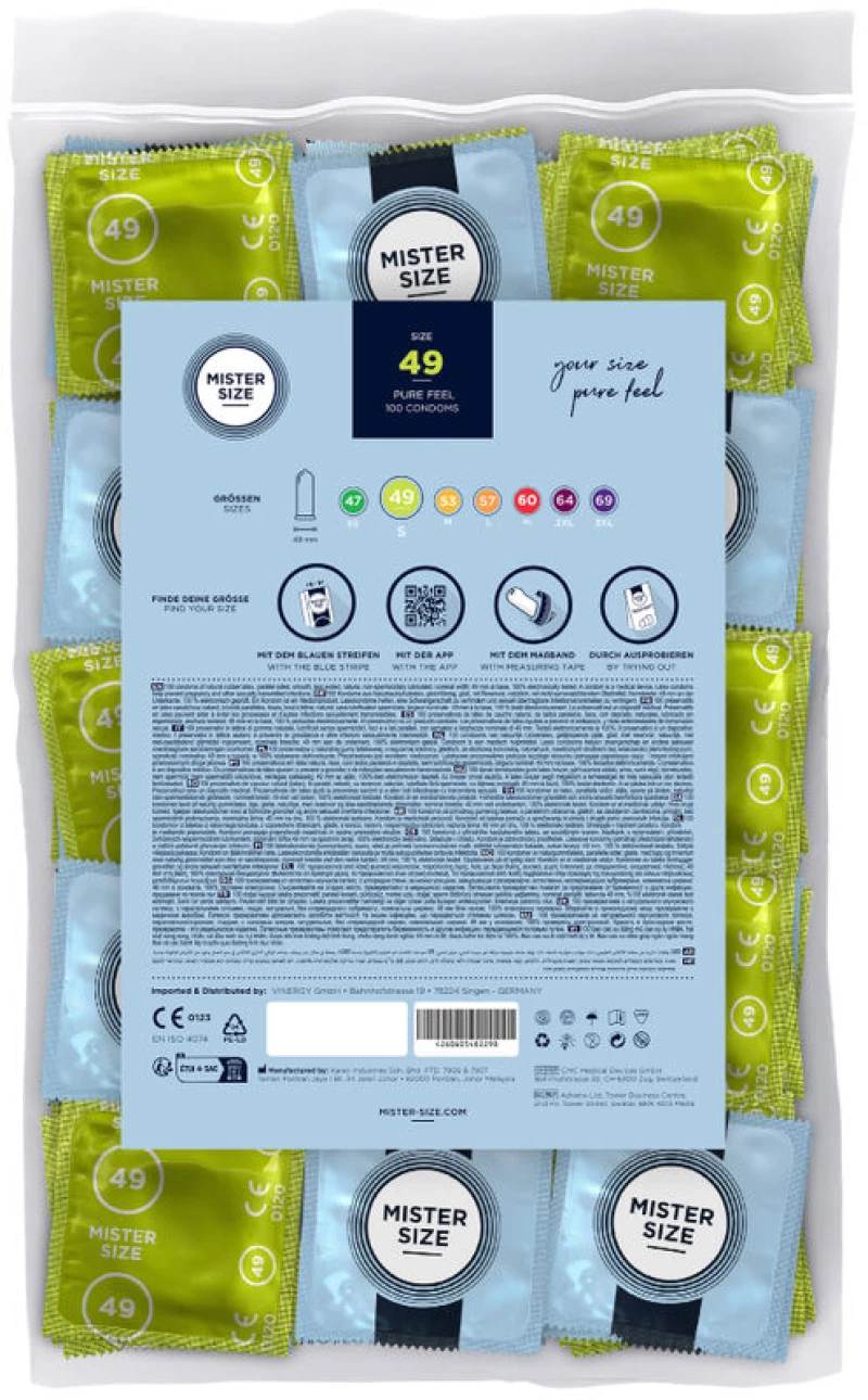 MISTER  - CONDOM  S 49 MM (100 UNITS) - ( Κωδικός Προϊόντος : D-242299 )
