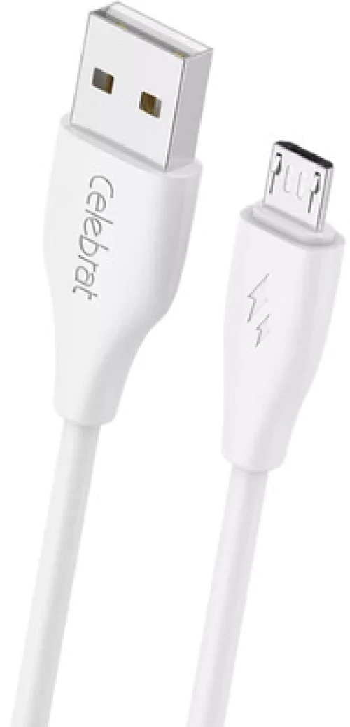CELEBRAT καλώδιο micro USB σε USB CB-31, 15W, 480Mbps, 1m, λευκό