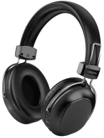 CELEBRAT headphones A36, ασύρματα & ενσύρματα, micro SD, 40mm, 250mAh, μαύρα