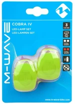 M-Wave 220635 ‘Cobra IV’ Led Lamp-Set (Green)