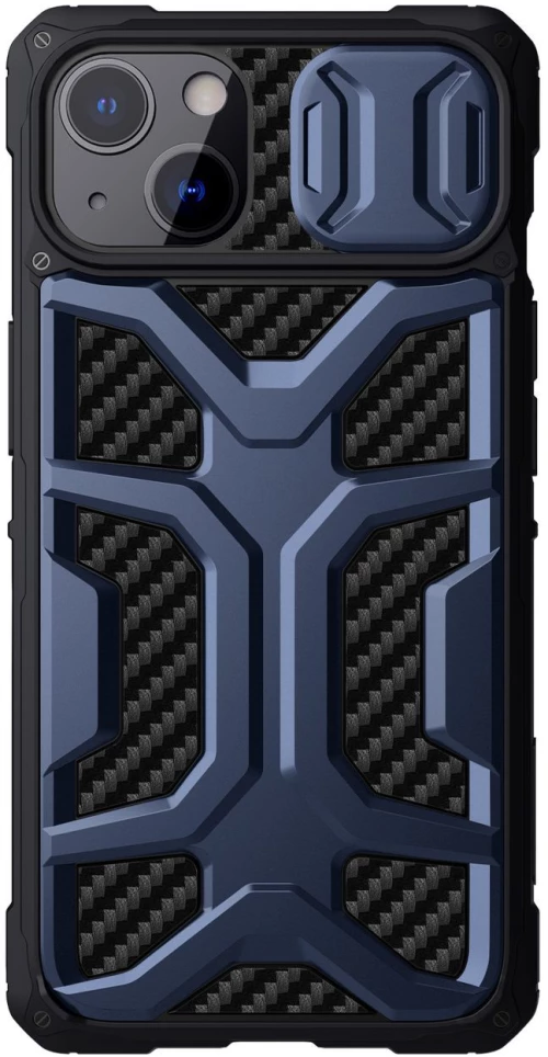 Nillkin Adventuer Case iPhone 13 case armored cover with camera cover blue*