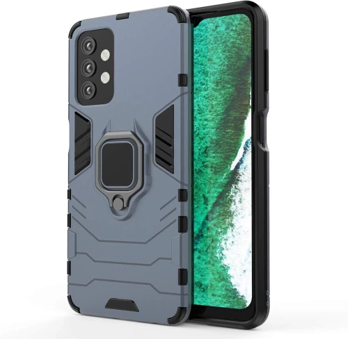 Ring Armor Case Kickstand Tough Rugged Cover Θήκη για Samsung Galaxy A32 5G blue