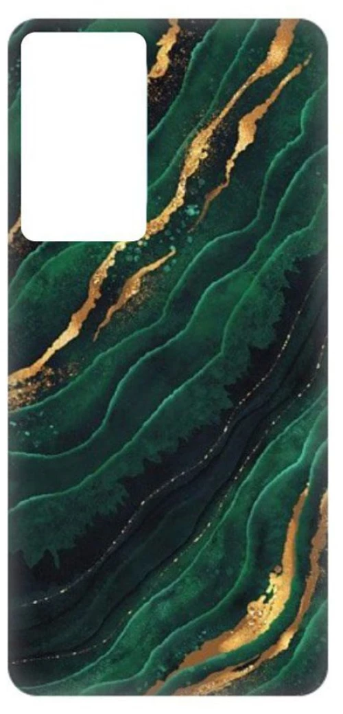 Marble Silicone case Θήκη για Xiaomi Redmi Note 10 5G / Poco M3 Pro 5G green