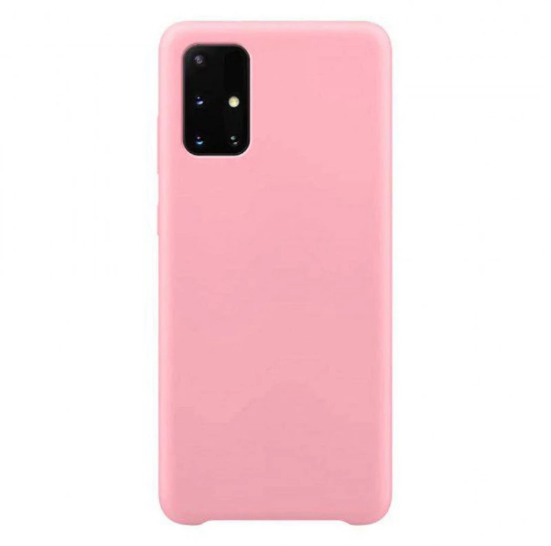 Θήκη Silicone Soft Flexible Rubber Cover Θήκη για Samsung Galaxy A71 pink