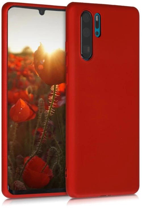 Θήκη kwmobile TPU Silicone Compatible Θήκη για Huawei P30 Pro Metallic Red