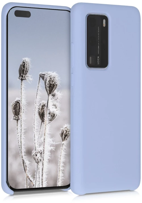 kwmobile Rubberized TPU Case Θήκη για Huawei P40 Pro Light Blue Matte