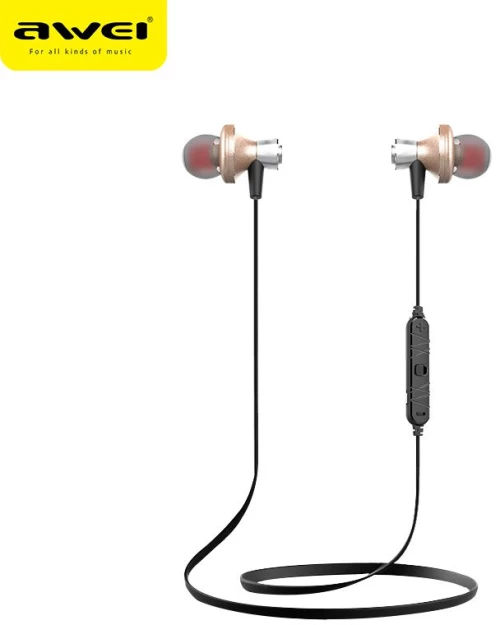 Awei A860BL Bluetooth Ακουστικά gold