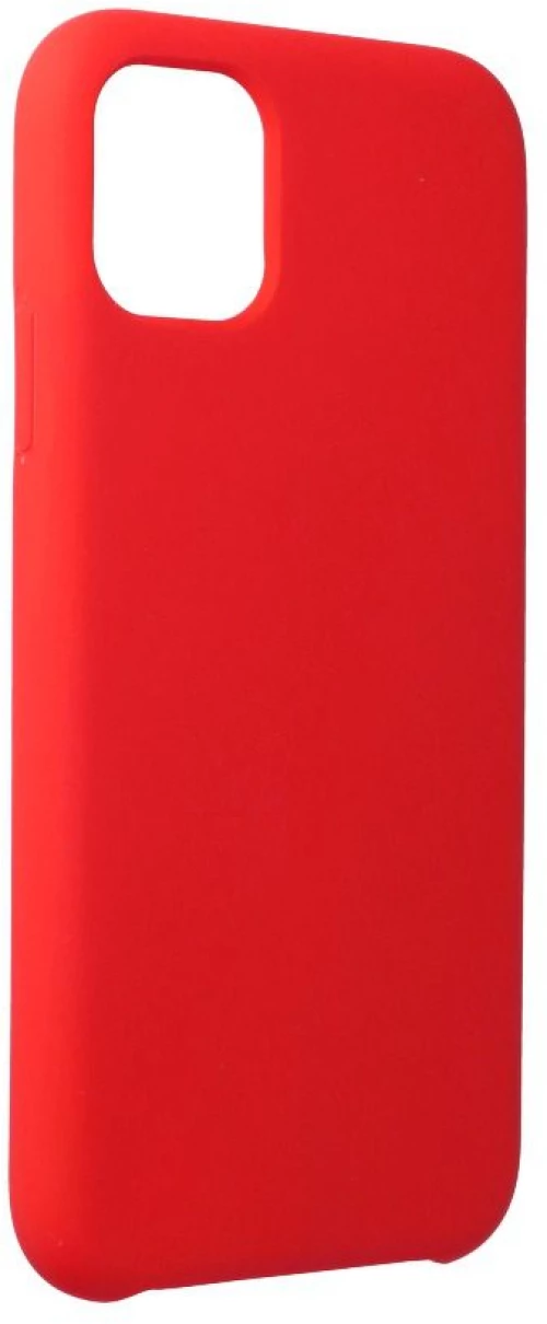 Silicone Case Soft Flexible Rubber Cover Θήκη για iPhone 11 red