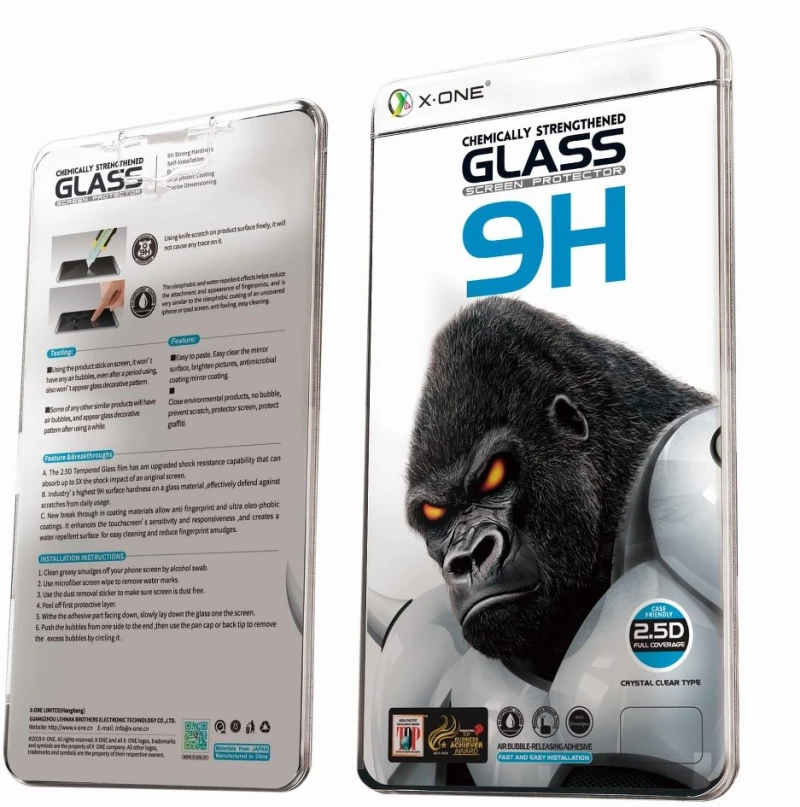 X-ONE Full Cover Extra Strong τζαμακι για iPhone 12/12 Pro 6,1" tempered glass 9H