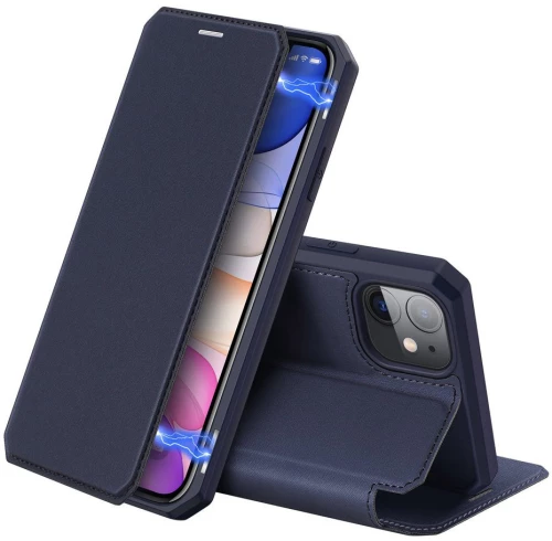 DUX DUCIS Skin X Bookcase type case Θήκη για iPhone 11 blue