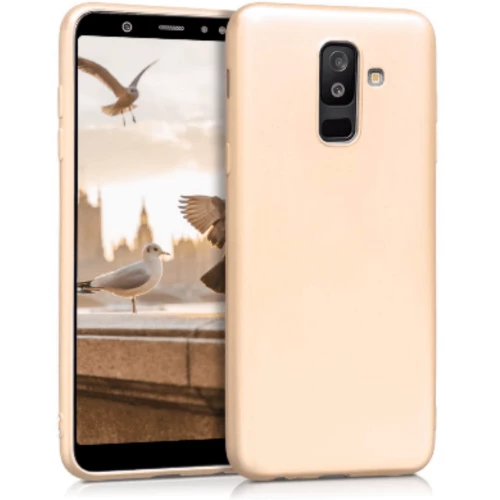 Kwmobile TPU Case Θήκη για Samsung Galaxy A6 Plus 2018 metallic gold