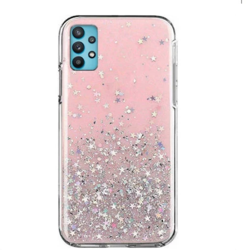 Wozinsky Star Glitter Shining Cover Θήκη για Samsung Galaxy A32 5G pink