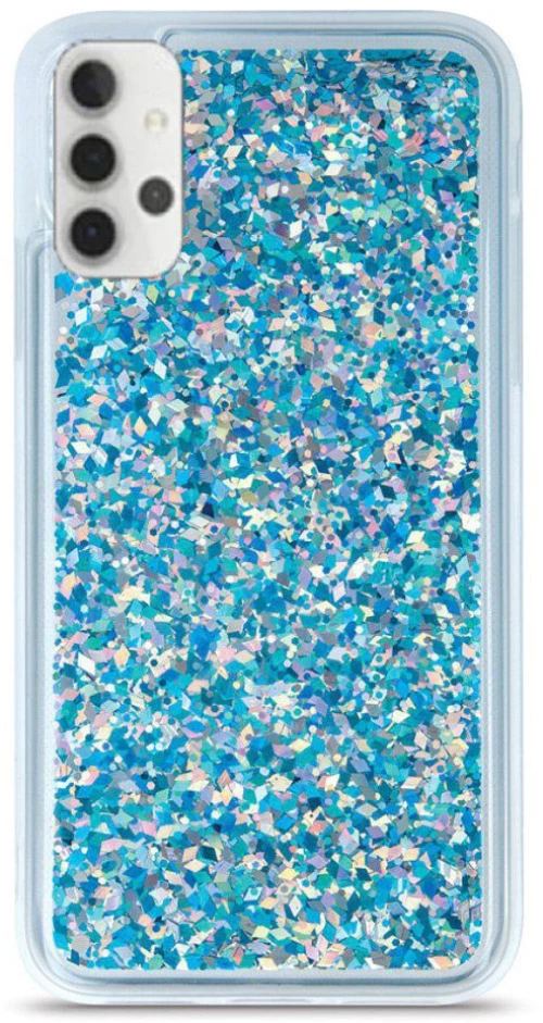 Liquid Sparkle TPU back case Θήκη για Samsung Galaxy A32 4G blue*