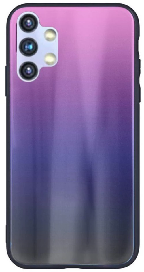 Aurora Glass back case Θήκη για Samsung Galaxy A32 4G pink-black*
